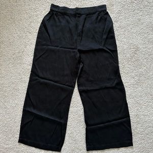 Reformation silky high waisted cropped pants